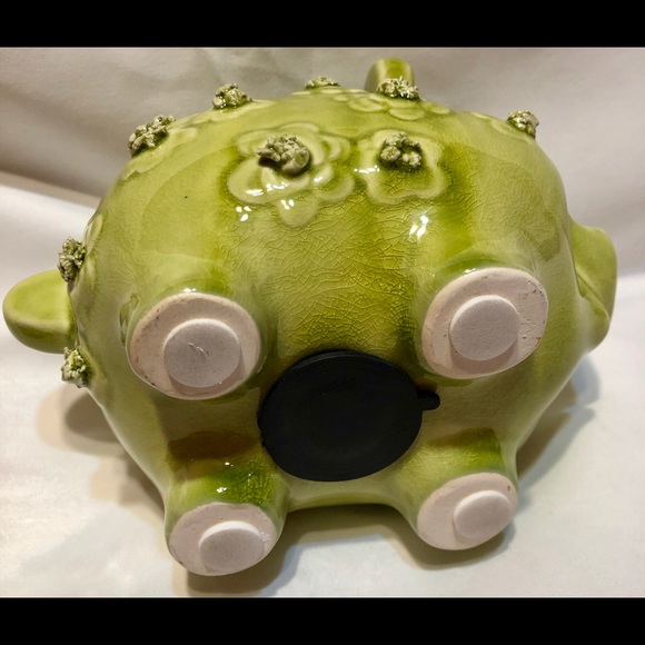 VINTAGE PORCELAIN PIGGY BANK - Picture 4 of 6